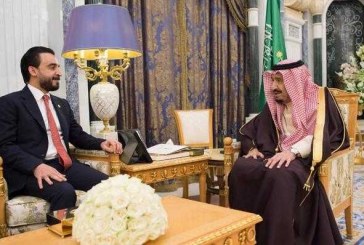 در دیدار پادشاه عربستان با مسئول دفتر رئیس پارلمان عراق ” سلمان بن عبدالعزیز ” : عراق باید به جایگاه گذشته خود برگردد.