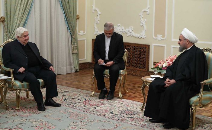 ” حسن روحانی ” : تردیدی نداریم که پیروزی شما در برابر یک توطئه بزرگ در این منطقه به سرکردگی آمریکا و … ، پیروزی بزرگی برای ملت سوریه و کل منطقه است.