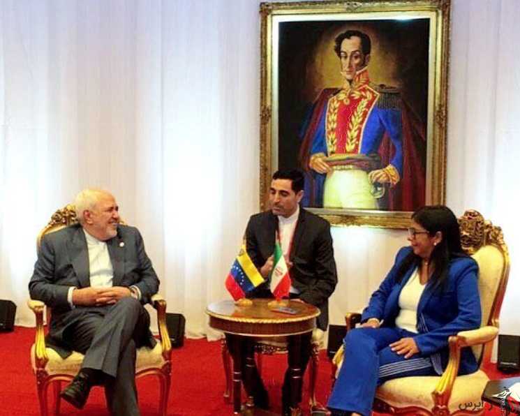 دیدار ظریف با معاون اول رییس جمهوری ونزوئلا