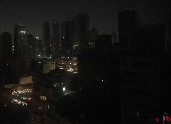 نیویورک غرق ِ در تاریکی