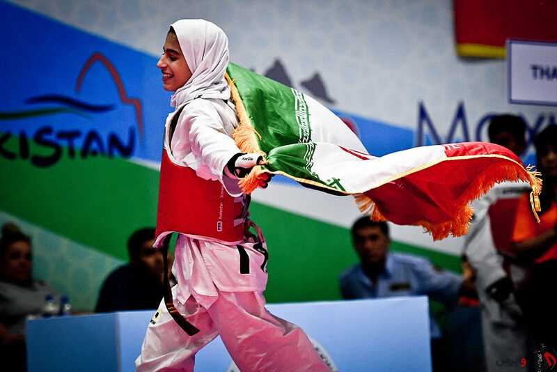 دختران ایران قهرمان تکواندو جهان شدند .