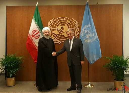 روحانی با دبیرکل سازمان ملل دیدار و گفت و گو کرد