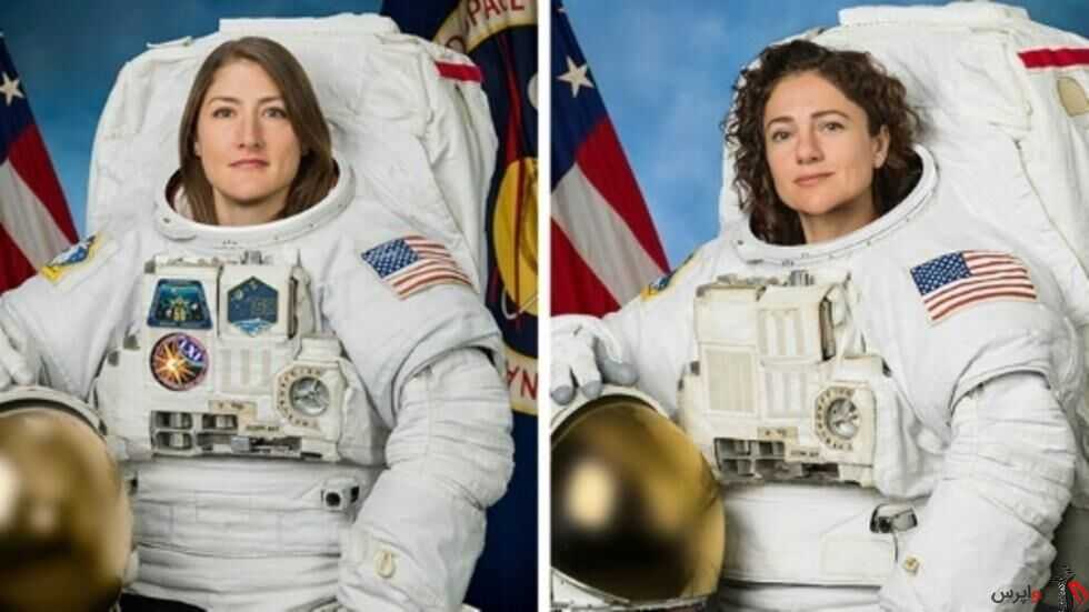 دو فضانورد زن اولین پیاده‌روی فضایی را انجام دادند