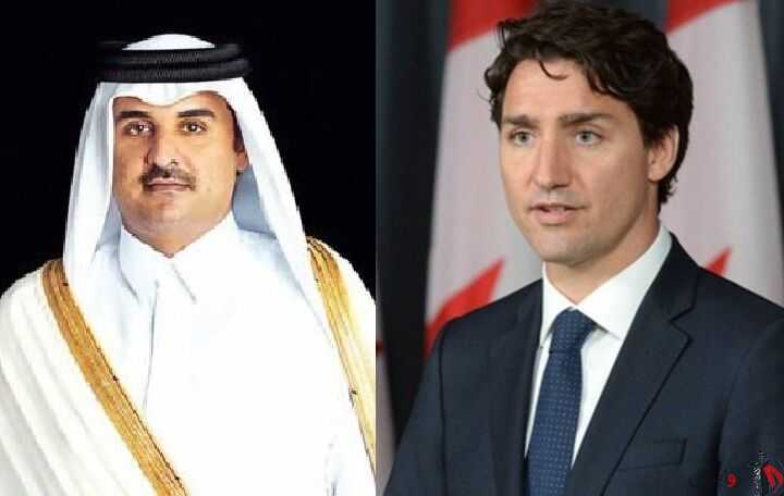 سران کانادا و قطر راه های کاهش تنش در منطقه را بررسی کردند