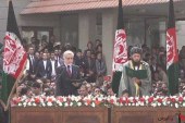 غنی و عبدالله،‌ به عنوان روسای جمهور افغانستان سوگند یاد کردند !!!