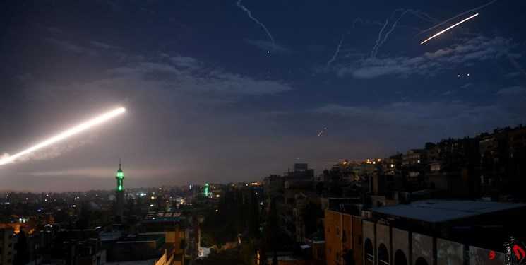 پدافند سوریه تعدادی از موشک‌های شلیک شده از جانب رژیم صهیونیستی را ساقط کرد