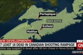 شمار قربانیان تیراندازی در کانادا به ۱۷ نفر رسید