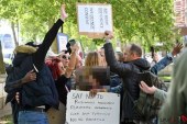 تجمع اعتراضی علیه قرنطینه در لندن