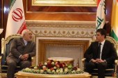ظریف با رئیس اقلیم کردستان عراق دیدار کرد