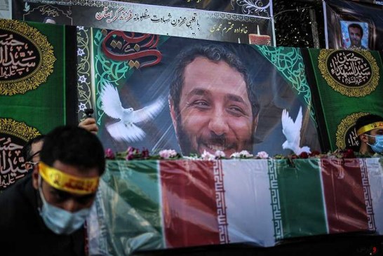 مراسم تشییع جنازه شهید امر به معروف شهید محمد محمدی