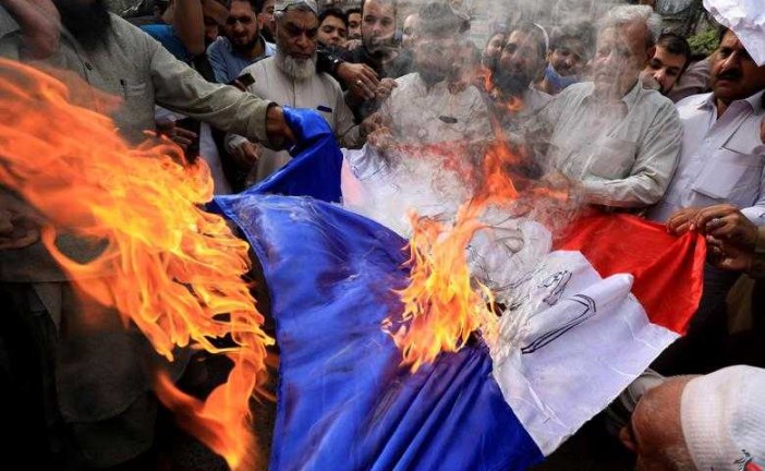 تظاهرات ضدفرانسه؛ مردم «مالی» هم تصاویر ماکرون را آتش زدند