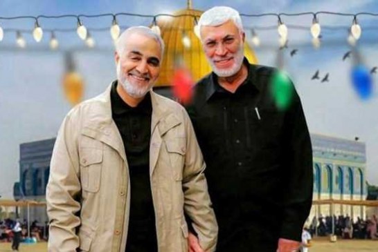 هشتگ‌های سردار سلیمانی و ابومهدی المهندس در عراق ترند شد