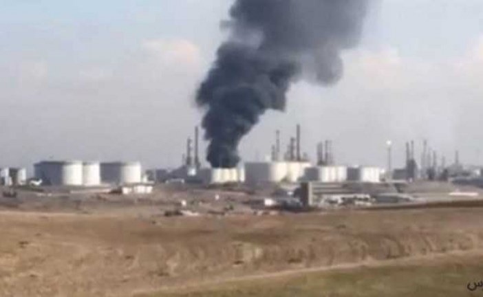 سه کشته در آتش‌سوزی پالایشگاه نفت اربیل