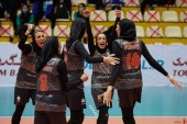 گام بلند تیم والیبال زنان سایپا به‌سوی قهرمانی
