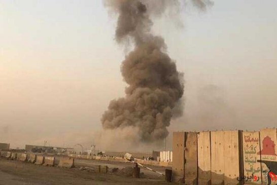 گزارش‌هایی از اصابت ده‌ها راکت به پایگاه نظامی آمریکا در بغداد