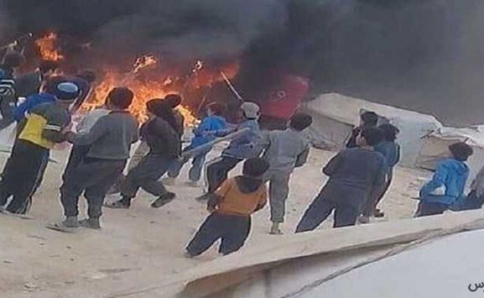 جان‌باختن حداقل 7 نفر در آتش سوزی اردوگاه الهول در سوریه
