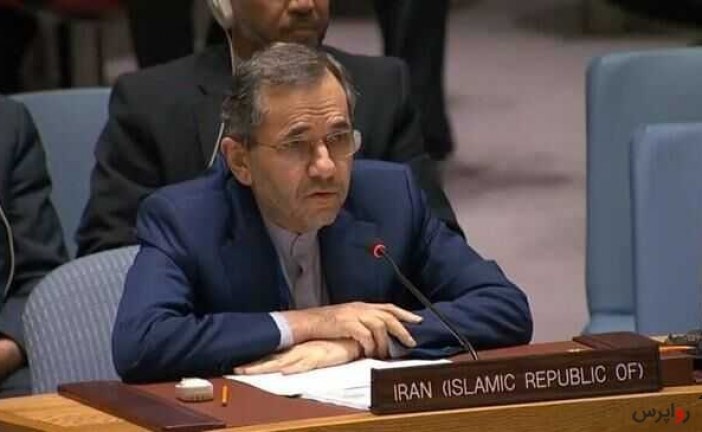 نماینده دائم ایران در سازمان ملل : آمریکا باید از سوریه خارج شود