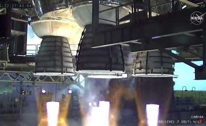 ناسا دومین آزمایش موشک جدید ماموریت ماه را به پایان رساند