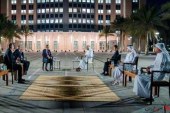 وزیر خارجه امارات با یک مقام صهیونیست دیدار کرد