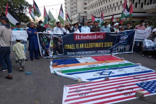 پاکستانی‌ها خواستار توقف جنایات رژیم صهیونیستی در فلسطین شدند