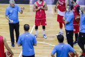 تمرین تیم ملی بسکتبال ایران