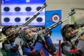 جام جهانی تیراندازی / تیم ملی تفنگ زنان ایران طلایی شد