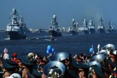 برگزاری رژه دریایی بزرگ روسیه با حضور شناورهای ایرانی