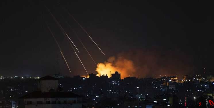 شلیک بیش از 10 موشک از غزه به سرزمین‌های اشغالی/ گنبد آهنین فعال شد