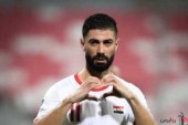 بازیکن سوریه به دلیل اقدامش قبل از بازی با ایران نقره داغ شد
