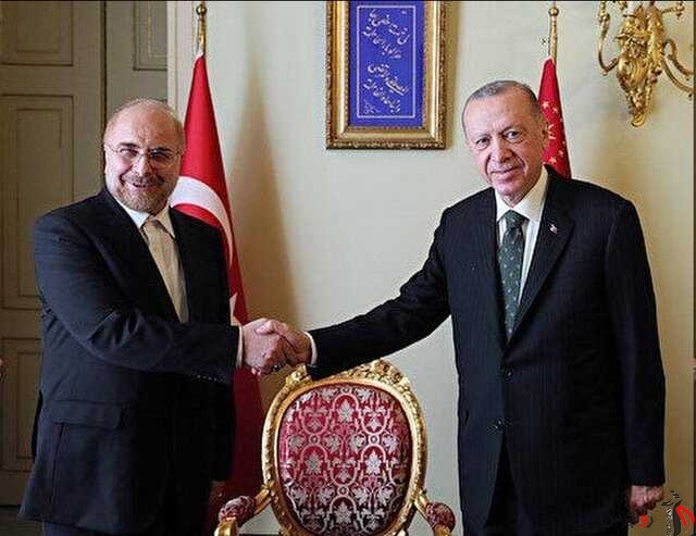در دیدار با اردوغان ” قالیباف ” : اگر قدرت‌های بزرگ احترام به منافع دیگران را بپذیرند، توافق در دسترس است