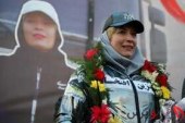 رکوردشکنی گیتی موسوی، قوی‌ترین زن جهان در تبریز