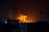 حمله هوایی ائتلاف سعودی به بخشی از شبکه مخابراتی یمن