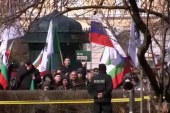 تظاهرات در بلغارستان همزمان با سفر وزیر دفاع آمریکا