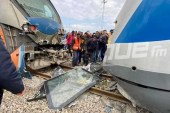 حادثه برخورد دو قطار در تونس ۹۵ زخمی بر جا گذاشت 