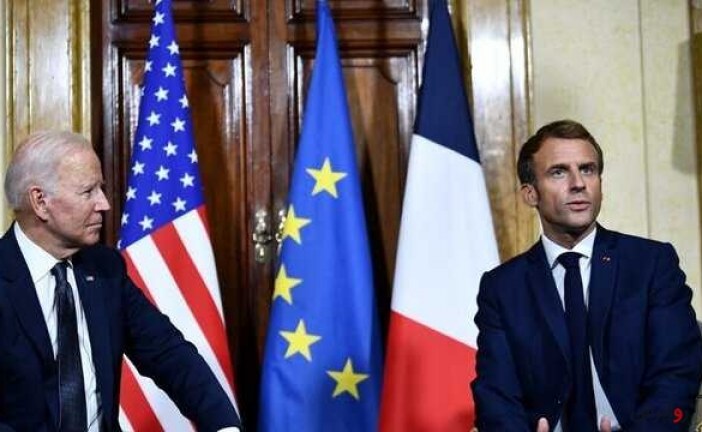 رایزنی ماکرون با بایدن و زلنسکی/ توافق آمریکا و فرانسه برای تشدید تحریم‌ها علیه روسیه