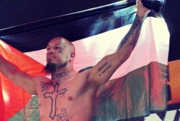 قهرمان MMA حامی فلسطین مقابل اشغالگران صهیونیست شد+عکس