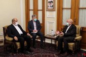 قالیباف در دیدار با عضو ارشد جنبش حماس: امت اسلامی هزینه عادی سازی روابط با رژیم صهیونیستی را بالا ببرد