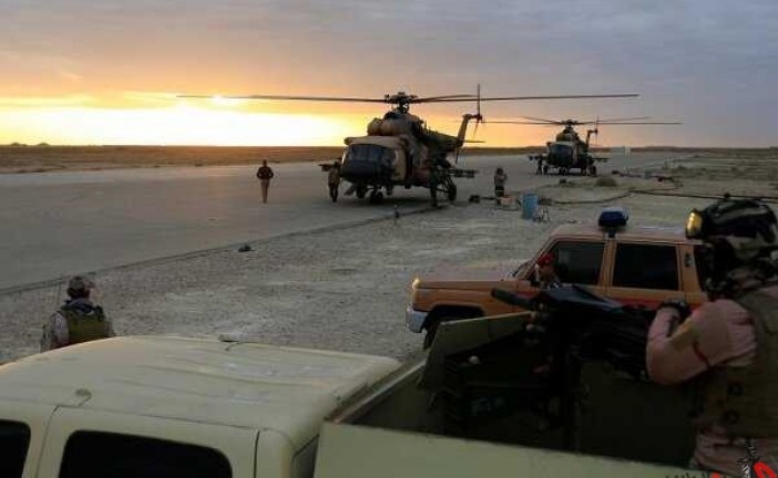 ورود کاروان لجستیک ارتش آمریکا به پایگاه عین الاسد