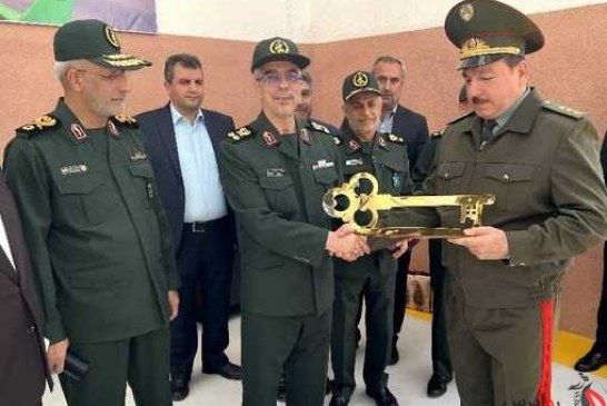با حضور رییس ستاد کل نیروهای مسلح انجام شد افتتاح کارخانه تولید پهپاد ابابیل ۲ در تاجیکستان