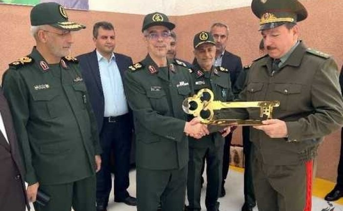با حضور رییس ستاد کل نیروهای مسلح انجام شد افتتاح کارخانه تولید پهپاد ابابیل ۲ در تاجیکستان