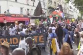 پایتخت فرانسه صحنه تظاهرات ضدنژادپرستی در آستانه انتخابات پارلمانی