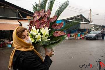 بازار گل در آستانه روز مادر