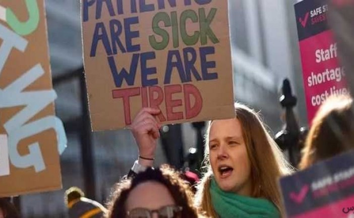 اعتصاب گسترده پرستاران در انگلیس