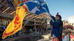 راهپیمایی استقلال‌طلبان اسکاتلند در روز تاج‌گذاری چارلز سوم