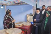 بازدید رئیس‌جمهور از نمایشگاه دستاوردهای بانوان کارآفرین کردستان