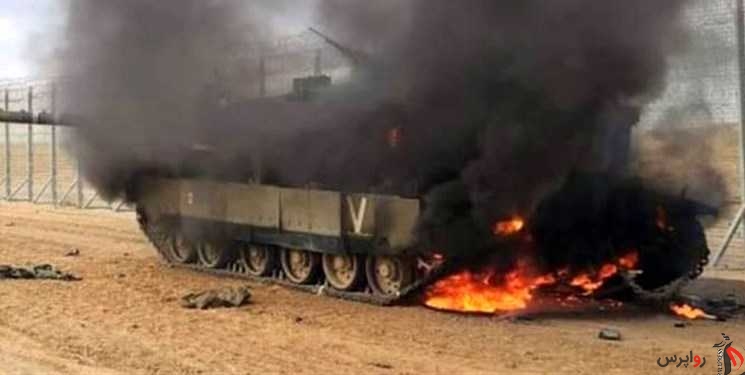 درگیری مقاومت با نظامیان اسرائیلی در شرق غزه؛ ۱۰ تانک و نفربر منهدم شد