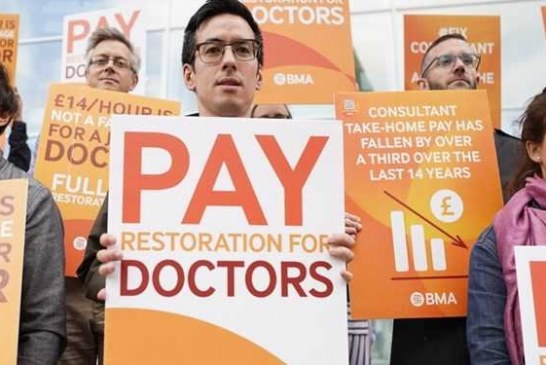 پزشکان انگلیسی طولانی‌ترین اعتصاب خود را برگزار می‌کنند