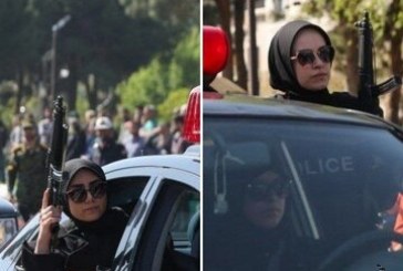 عکس متفاوت از پلیس زن در قزوین